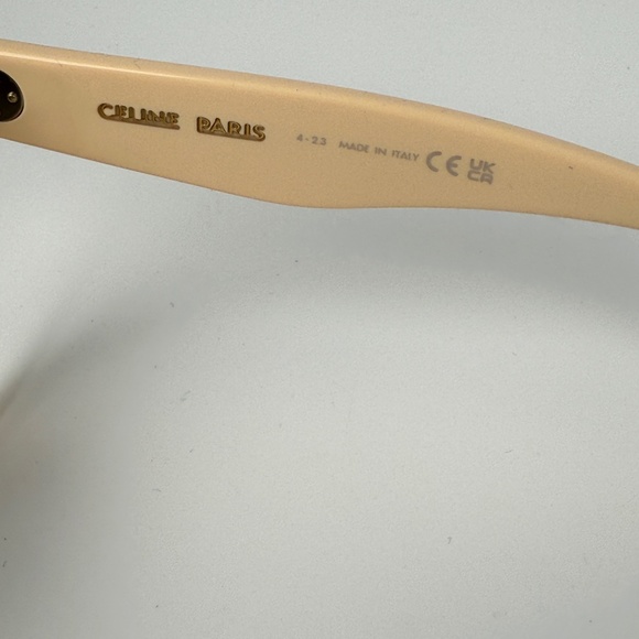 CELINE CL4003 Light Beige Acetate Classic Sunglasses main image 9